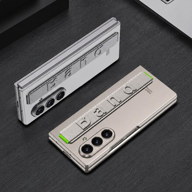 Custodia per telefono antiurto con cinturino da polso ultrasottile integrato GKK, For Galaxy Z Fold8 Ultra 5G