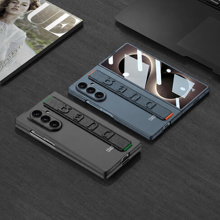Custodia per telefono antiurto con cinturino da polso ultrasottile integrato GKK, For Galaxy Z Fold8 Ultra 5G