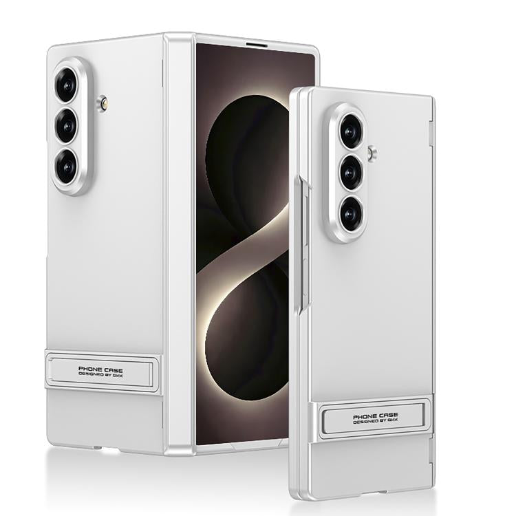 Custodia per telefono GKK Triumph ultra sottile a copertura totale con supporto magnetico integrato e chiusura a scatto., For Galaxy Z Fold8 Ultra 5G