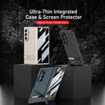 Custodia per telefono GKK Triumph ultra sottile a copertura totale con supporto magnetico integrato e chiusura a scatto., For Galaxy Z Fold8 Ultra 5G