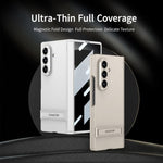 Custodia per telefono GKK Triumph ultra sottile a copertura totale con supporto magnetico integrato e chiusura a scatto., For Galaxy Z Fold8 Ultra 5G