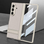 Custodia per telefono GKK integrata in similpelle effetto pelle Triumph con supporto magnetico integrato., For Galaxy Z Fold8 Ultra 5G