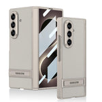 Custodia per telefono GKK integrata in similpelle effetto pelle Triumph con supporto magnetico integrato., For Galaxy Z Fold8 Ultra 5G