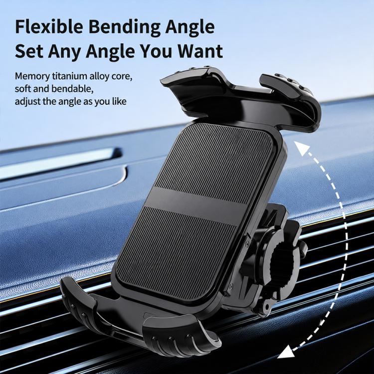 Supporto magnetico pieghevole per telefono da auto