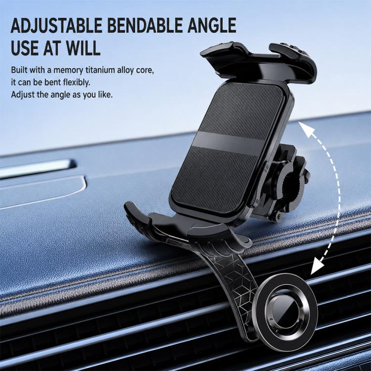 Supporto magnetico pieghevole per telefono da auto