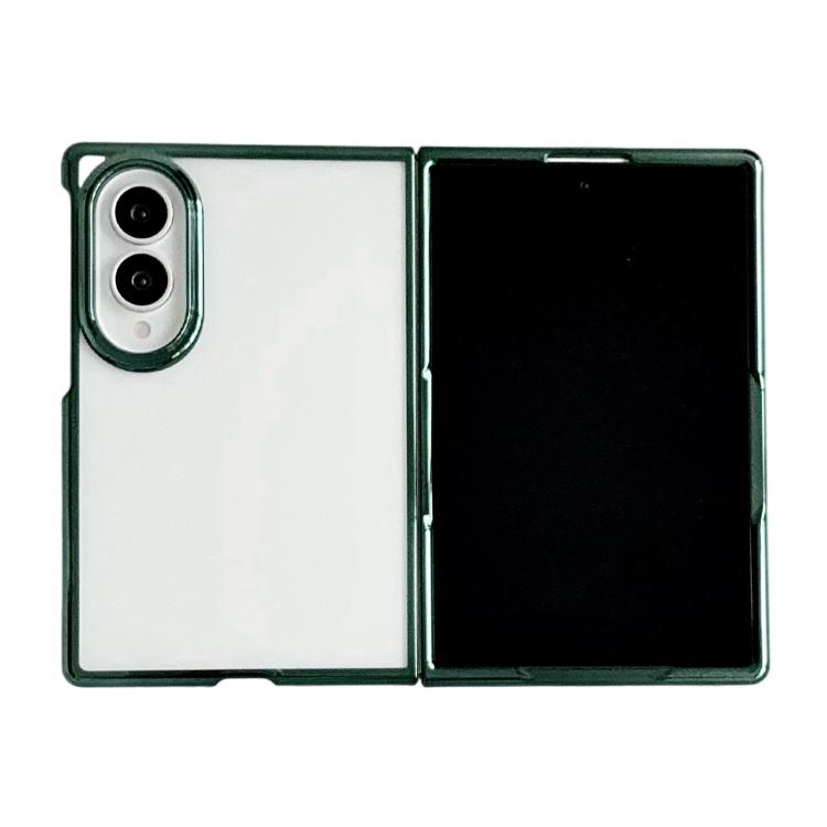 Cornice galvanizzata, custodia trasparente per telefono in PC, For Galaxy Z Fold8 5G