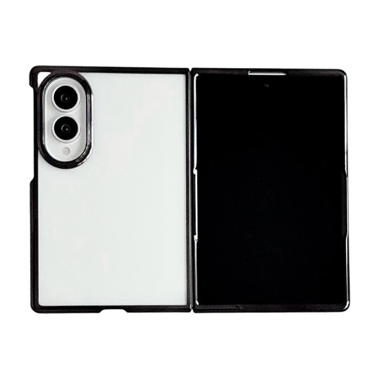 Cornice galvanizzata, custodia trasparente per telefono in PC, For Galaxy Z Fold8 5G