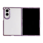Cornice galvanizzata, custodia trasparente per telefono in PC, For Galaxy Z Fold8 5G