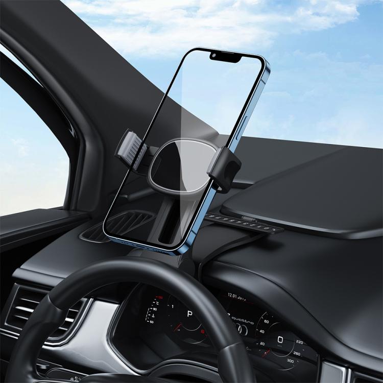 Supporto auto per telefono con targa parcheggio