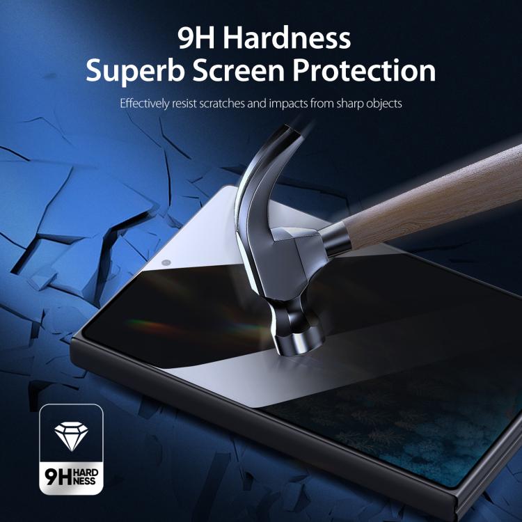 5 pezzi DUX DUCIS Pellicola in vetro temperato anti-spia HD da 0,33 mm 9H in alluminio, For Galaxy Z Fold8 5G, For Galaxy Z Fold8 Ultra 5G, For Galaxy Z Flip8 5G