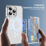 Portafoglio sottile magnetico con caricamento laterale per carte di credito e