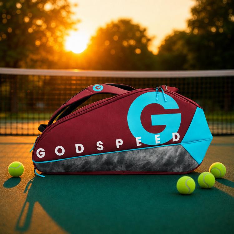 Borsa sportiva grande capacità per racchette tennis e badminton