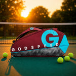 Borsa sportiva GODSPEED di grande capacità per racchette da tennis e badminton., Aegis
