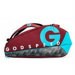 Borsa sportiva GODSPEED di grande capacità per racchette da tennis e badminton., Aegis