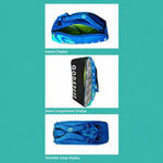 Borsa sportiva GODSPEED di grande capacità per racchette da tennis e badminton., Aegis