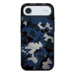 Custodia per telefono ibrida in PC e TPU con doppia chiusura magnetica e motivo mimetico a mosaico, rimovibile., For iPhone Air, For iPhone 16 Pro Max, For iPhone 16 Pro
