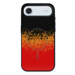 Custodia per telefono ibrida in PC e TPU con doppia chiusura magnetica e motivo mimetico a mosaico, rimovibile., For iPhone Air, For iPhone 16 Pro Max, For iPhone 16 Pro