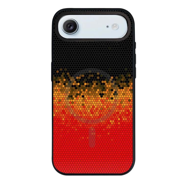 Custodia per telefono ibrida in PC e TPU con doppia chiusura magnetica e motivo mimetico a mosaico, rimovibile., For iPhone Air, For iPhone 16 Pro Max, For iPhone 16 Pro