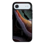 Custodia per telefono ibrida in PC e TPU con doppia chiusura magnetica e motivo mimetico a mosaico, rimovibile., For iPhone Air, For iPhone 16 Pro Max, For iPhone 16 Pro