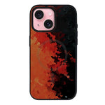 Custodia per telefono ibrida in PC e TPU con doppia chiusura magnetica e motivo mimetico a mosaico, rimovibile., For iPhone 15 Pro, For iPhone 15 Plus, For iPhone 15