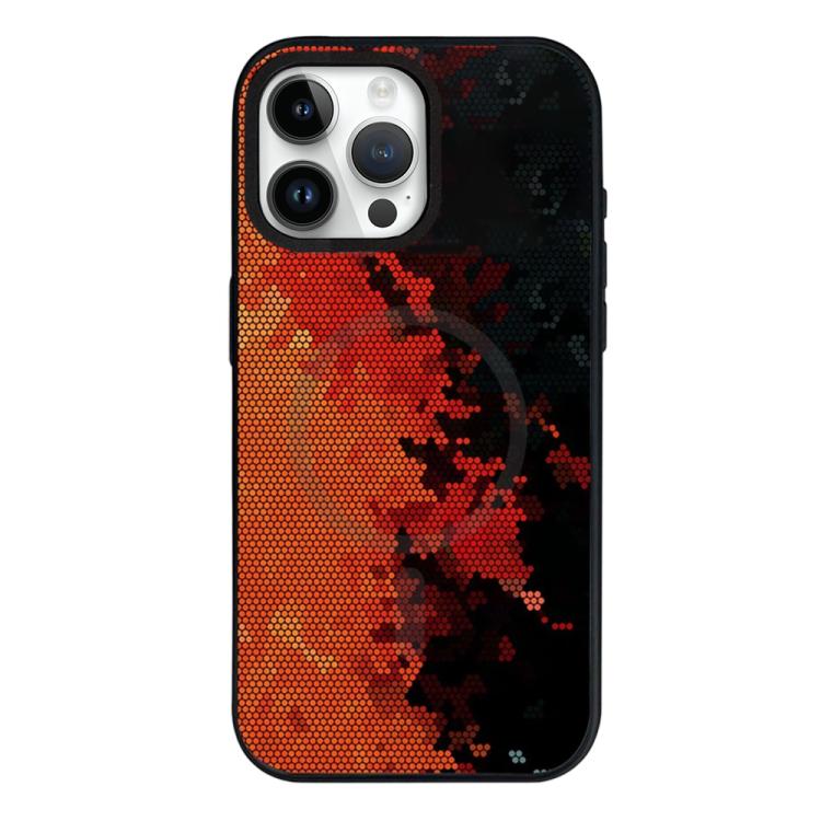 Custodia ibrida in PC e TPU con doppia chiusura magnetica per iPhone 14 Pro Max