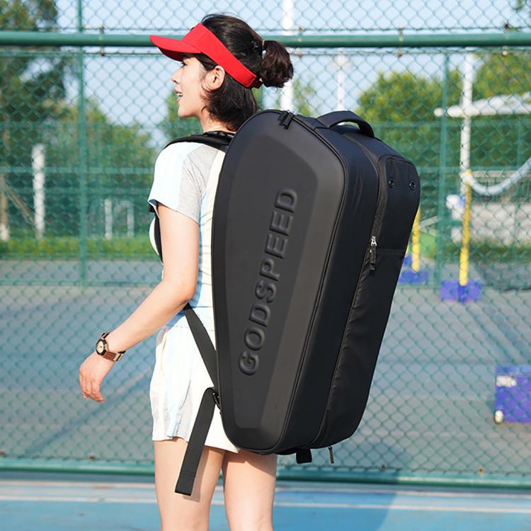 Zaino sportivo rigido 3D per racchette tennis e badminton