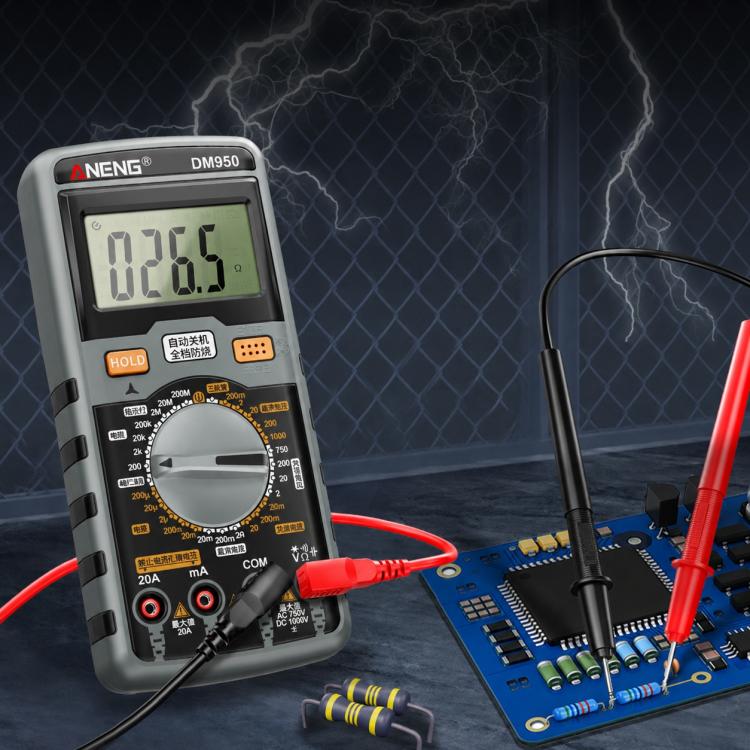 Multimetro digitale ANENG DM950 a gamma completa e resistente al calore., DM950