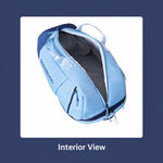 GODSPEED Borsa sportiva di grande capacità per racchette da badminton e tennis con separazione per indumenti bagnati e asciutti, G2511N