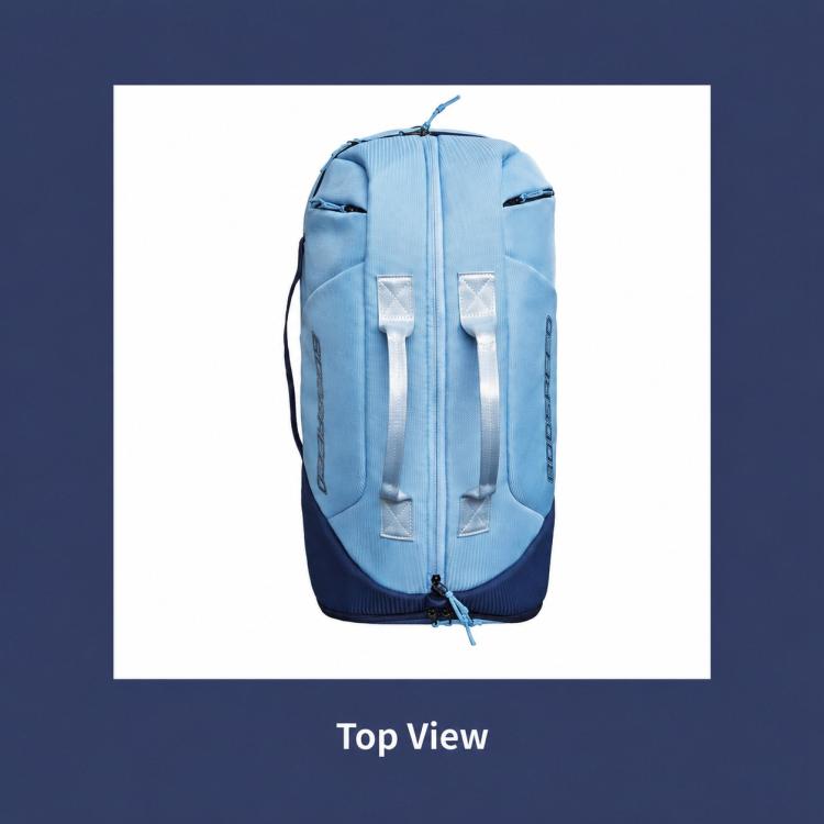 GODSPEED Borsa sportiva di grande capacità per racchette da badminton e tennis con separazione per indumenti bagnati e asciutti, G2511N