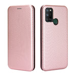 Struttura in fibra di carbonio Flip orizzontale magnetico Custodia in pelle TPU + PC + PU con slot per schede, For OPPO Realme 7i, For vivo V20 4G (Indian Version), For vivo Y73s, For Asus Zenfone Max (M2) ZB633KL