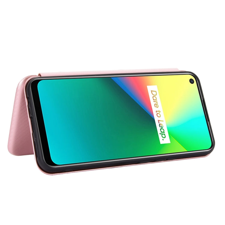 Struttura in fibra di carbonio Flip orizzontale magnetico Custodia in pelle TPU + PC + PU con slot per schede, For OPPO Realme 7i, For vivo V20 4G (Indian Version), For vivo Y73s, For Asus Zenfone Max (M2) ZB633KL