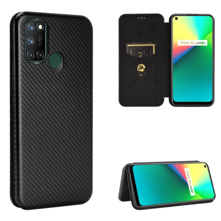 Struttura in fibra di carbonio Flip orizzontale magnetico Custodia in pelle TPU + PC + PU con slot per schede, For OPPO Realme 7i, For vivo V20 4G (Indian Version), For vivo Y73s, For Asus Zenfone Max (M2) ZB633KL