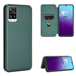 Struttura in fibra di carbonio Flip orizzontale magnetico Custodia in pelle TPU + PC + PU con slot per schede, For OPPO Realme 7i, For vivo V20 4G (Indian Version), For vivo Y73s, For Asus Zenfone Max (M2) ZB633KL