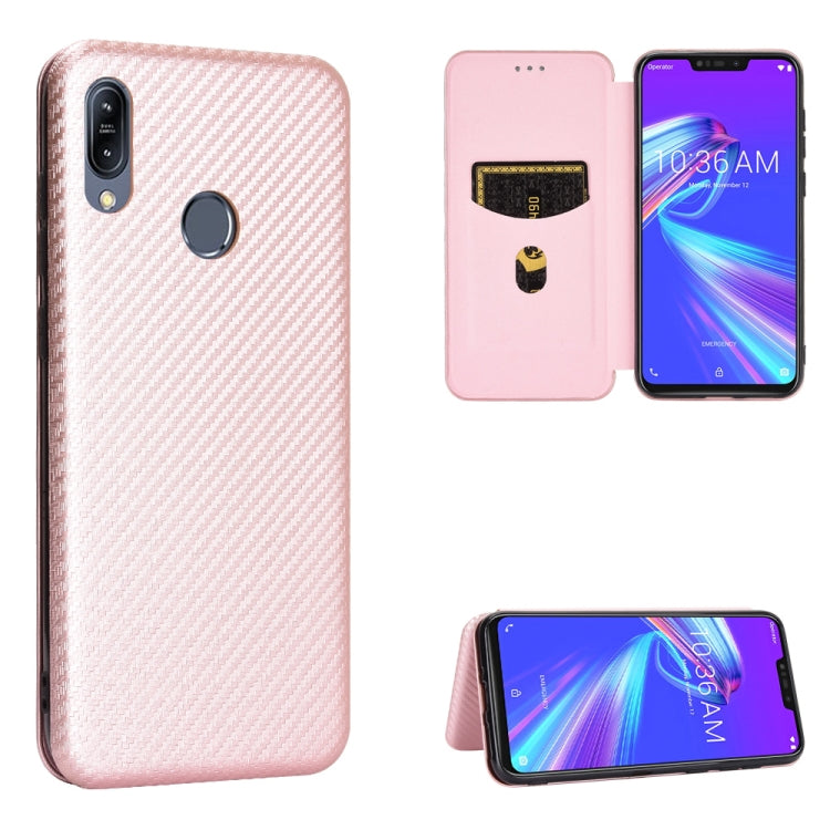 Struttura in fibra di carbonio Flip orizzontale magnetico Custodia in pelle TPU + PC + PU con slot per schede, For OPPO Realme 7i, For vivo V20 4G (Indian Version), For vivo Y73s, For Asus Zenfone Max (M2) ZB633KL