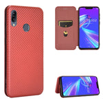 Struttura in fibra di carbonio Flip orizzontale magnetico Custodia in pelle TPU + PC + PU con slot per schede, For OPPO Realme 7i, For vivo V20 4G (Indian Version), For vivo Y73s, For Asus Zenfone Max (M2) ZB633KL