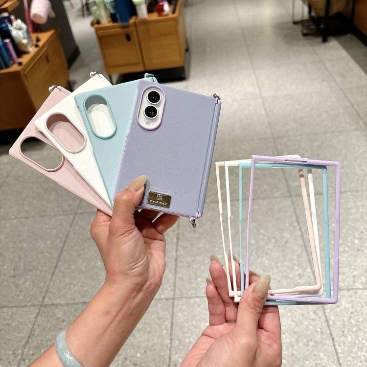 Custodia per telefono con cerniera e fibbia laterale, For Galaxy Z Fold8 5G