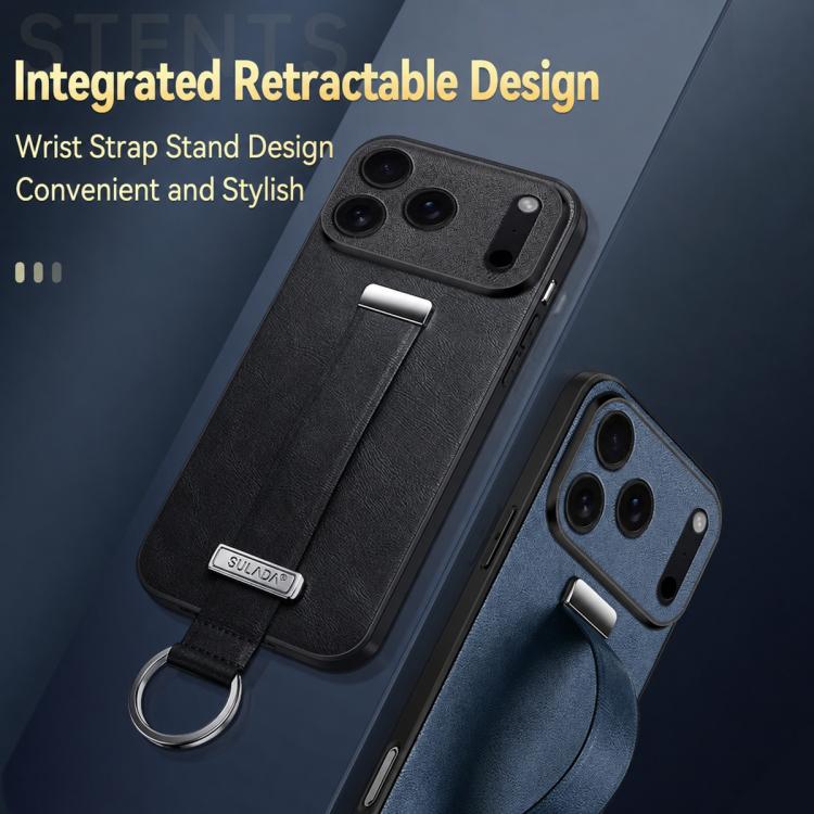 Custodia telefono SULADA PC Hybrid effetto pelle per iPhone 18 Pro