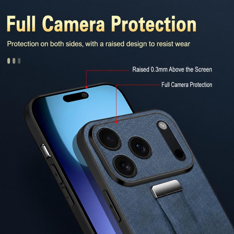Custodia telefono SULADA PC Hybrid effetto pelle per iPhone 18 Pro