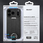 Custodia telefono SULADA PC Hybrid effetto pelle per iPhone 18 Pro