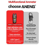 ANENG PN131 Multimetro digitale multifunzione a pinza AC/DC, PN131