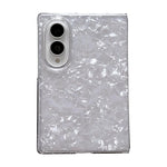 Custodia per telefono con texture a conchiglia perlata, For Galaxy Z Fold8 5G