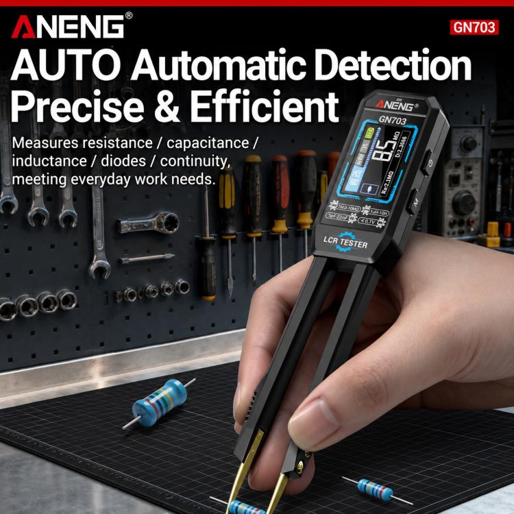 Pinzette ANENG GN703, strumento di misura digitale LCR, GN703