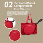 Borsa sportiva da viaggio GODSPEED, borsa per racchette da tennis, borsa a tracolla di grande capacità, GT01