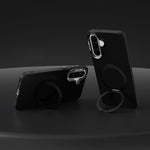 Custodia per telefono ABEEL in silicone liquido magnetico, leggera e impercettibile al tatto, con supporto., For Galaxy A57 5G, For Galaxy A37 5G