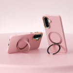 Custodia per telefono ABEEL in silicone liquido magnetico, leggera e impercettibile al tatto, con supporto., For Galaxy A57 5G, For Galaxy A37 5G
