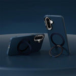 Custodia per telefono ABEEL in silicone liquido magnetico, leggera e impercettibile al tatto, con supporto., For Galaxy A57 5G, For Galaxy A37 5G