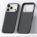 Custodia telefono con motivo a griglia in Kevlar effetto pelle per iPhone 18 Pro