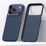 Custodia telefono con motivo a griglia in Kevlar effetto pelle per iPhone 18 Pro
