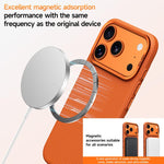 Custodia magnetica in Kevlar con motivo a griglia per iPhone 18 Pro
