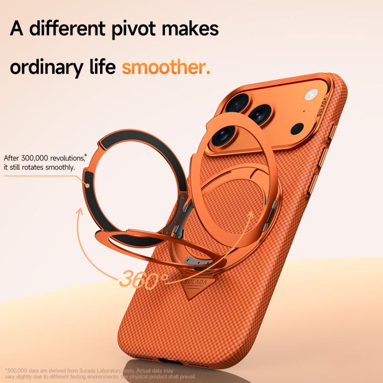 Custodia SULADA in Kevlar con supporto magnetico per iPhone 18 Pro